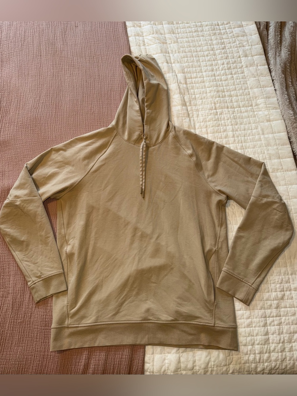 Lululemon Smooth Spacer Classic-Fit Pullover Hoodie Warm Ash Size Large